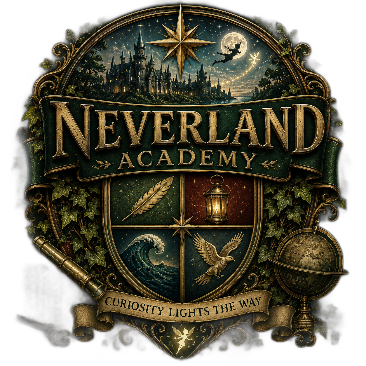 Neverland Academy crest